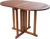 Eukalyptový balkónový stôl oválny rozkladací - 120 x 70 cm Náhľad obrázku produktu 1