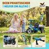 Spielwerk® Tricycle 2en1 Bleu enfants barre de poussée Voir les images du produit 6
