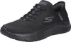 A black Skechers Go Walk sneaker is shown from a side angle against a white background. Podgląd zdjęcia produktu