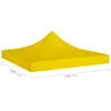 vidaXL Toit de tente de réception 2x2 m jaune 270 g/m Voir les images du produit 10