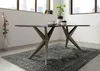 MASSIVMOEBEL24 | Table à manger 160x90 Acacia laqué Gris Voir les images du produit 4