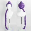 INF Parrucca Cosplay Viola: Capelli Sintetici Anteprima dell’immagine prodotto 1