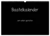 Bastelkalender - Schwarz (Wandkalender 2027 DIN A3 quer), Produktbild-Vorschau 1