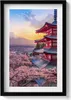 Japanisches Bauwerk– Wandbild mit Rahmen – Gerahmtes Bild  Produktbild-Vorschau 1