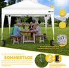tillvex Pavillon 3x3m wasserdicht Weiß + 4er Set Sandsäcke Produktbild-Vorschau 3