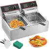 VEVOR Komerční fritéza 12 l - Elektrická fritéza s příkonem Náhled obrázku produktu 1