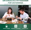 Umami Brotdose Bento-Lunchbox mit Fächern, Besteck und 2 Produktbild-Vorschau 3