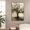 MuchoWow® - Leinwandbilder - Beige - Abstrakt - Baum - Produktbild-Vorschau 2