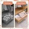 JustValue Schubladenteiler 12er-Set – verstellbar 28–43 cm Produktbild-Vorschau 5