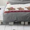 Bettwäsche Bierbaum Biber 4168-10 Capybara Natur Grau Rot Produktbild-Vorschau 4