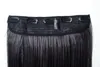 WIG ME UP 5 Clip-In Extension glatt Ombre Schwarz, Rosa Produktbild-Vorschau 3