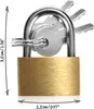 com-four® 5x Mini Gepäck-Vorhängeschloss - Gepäckschloss Produktbild-Vorschau 7