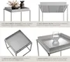 Table d'appoint CAMBRIDGE 40x40x44cm - gris Voir les images du produit 4