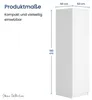 Garderobenschrank Garderobe Mehrzweckschrank weiß 50cm Produktbild-Vorschau 7