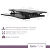 bonVIVO Sit-Stand Workstation, Höhenverstellbarer Produktbild-Vorschau 5
