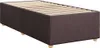 Boxspringbett mit Matratze Dunkelbraun 100x200 cm Stoff Produktbild-Vorschau 8