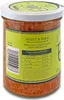 A glass jar of dog food with a label showing feeding recommendations. Produktbild-Vorschau