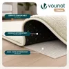VOUNOT® Weicher Kurzflor Teppich Wohnzimmer mit Produktbild-Vorschau 5