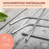 bremermann 8er Edelstahl-Trinkhalme, 21,5 cm Länge, Produktbild-Vorschau 5