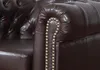 Edles Chesterfield Sofa 3 Sitzer in Kunstleder Vintage Produktbild-Vorschau 8