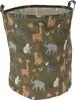 Detský úložný košík Safari 40x50 cm, zelený Náhľad obrázku produktu 1