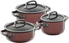WMF WMF Fusiontec Mineral Topf-Set 3-teilig, Rose Quartz Produktbild-Vorschau 1