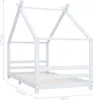 vidaXL Dětská postel White Solid Pine 90x200 cm Náhled obrázku produktu 6