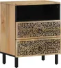 vidaXL Szafka nocna 50x33x60 cm z litego drewna mango Podgląd zdjęcia produktu 2