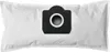 A vacuum cleaner bag with a black connector piece. Produktbild-Vorschau