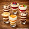 YPSI 6x Dessertgläser Glas 150ml konisch Dessert Snacks Produktbild-Vorschau 3