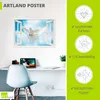 ARTland Poster Fensterblick Taube vor der Sonne Größe: Produktbild-Vorschau 3