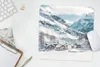 MuchoWow® Mauspad Mousepad Alpen - Schnee - Berge 30x30 cm Produktbild-Vorschau 5