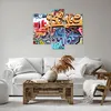 Bild auf Leinwand - Leinwandbild - Graffiti modern - Produktbild-Vorschau 6