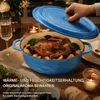 Casserole en fonte (7,1 litres), forme ovale, incluant des Voir les images du produit 4