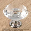 1PCS 30mm Diamond Shape Crystal Glass Pull Handle Cabinet Náhľad obrázku produktu 6