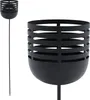 2.06 Windlicht Gartenstecker in schwarz - ca. 100 cm x Ø 14 Produktbild-Vorschau 1