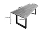 Esstisch Baumkante Massiv Wildeiche 180 x 90 schwarz SESSA Produktbild-Vorschau 11