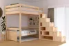 Letto a soppalco in legno con ripiano per scale Sylvia - Anteprima dell’immagine prodotto 6