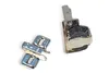 Two cabinet hinges are shown against a white background. Produktbild-Vorschau