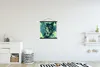 MuchoWow® Textilposter Tiger - Grün - Abstrakt 40x40 cm mit Produktbild-Vorschau 2