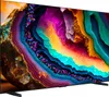 A large flat-screen television displaying a vibrant, abstract image of a geode. Produktbild-Vorschau