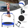 COSTWAY φ101cm mini trampolina z regulacją wysokości, Podgląd zdjęcia produktu 4