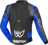 Berik Air-B Motorrad Lederjacke, schwarz/blau, 54 Produktbild-Vorschau 2