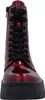 A close-up, front-facing view of a red lace-up boot with a black sole and laces. Náhled obrázku produktu