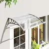 Outsunny Vordach für Haustür 100 x 75 cm Überdachung aus Produktbild-Vorschau 9