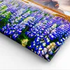 Bild auf Leinwand - Leinwandbild - Berge Wiese Blumen - Produktbild-Vorschau 5