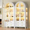 Vetrina espositiva con illuminazione a LED, altezza 180 cm, Anteprima dell’immagine prodotto 8