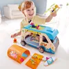 Hape Puppenhaus Abenteuerbus Holz Camper mit Zubehr Produktbild-Vorschau 33