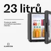 Klarstein Brooklyn, lednice, 23 l, 23 dB, černá Náhled obrázku produktu 2