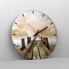 Wanduhr - Rund - Glasuhr - Illustration herbst landschaft Produktbild-Vorschau 4